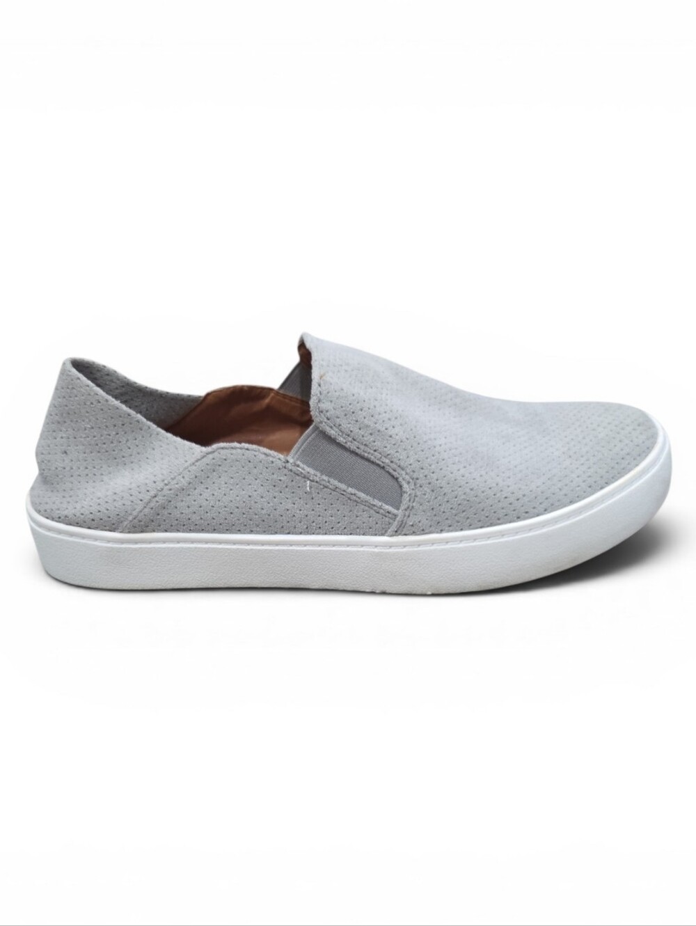Steve Madden Fayna Slip-On Casual Sneakers in Light Gray Size 7